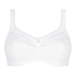 Elegancki miękki biustonosz bez fiszbin biały Amoena Isadora SB 0947