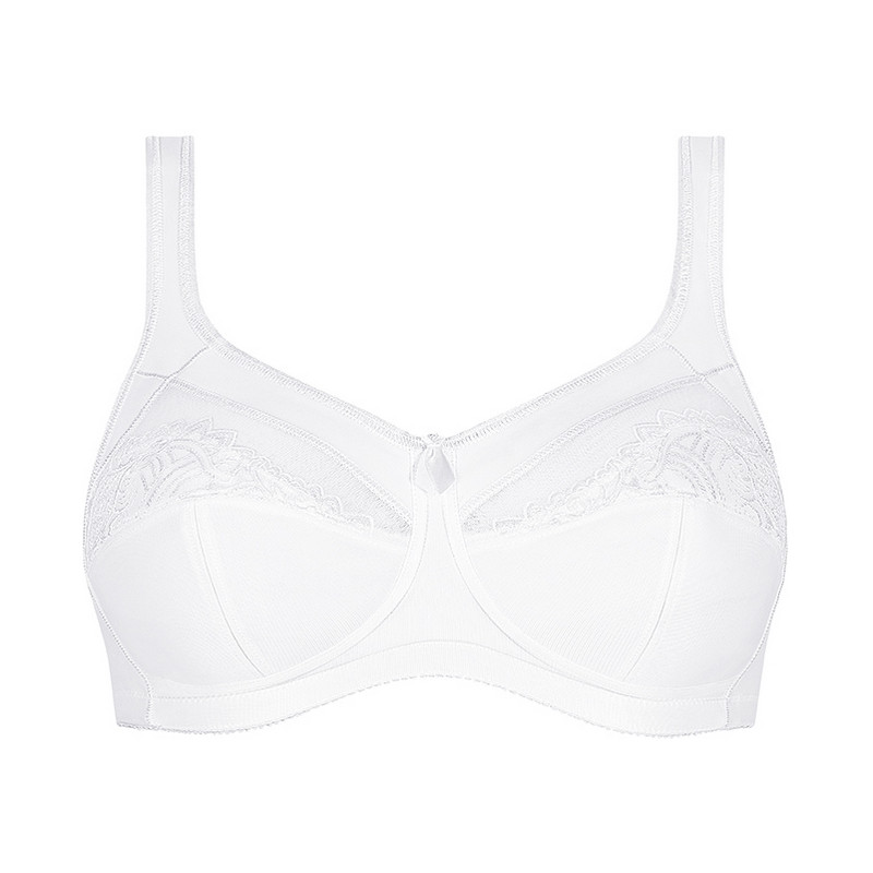 Elegancki miękki biustonosz bez fiszbin biały Amoena Isadora SB 0947