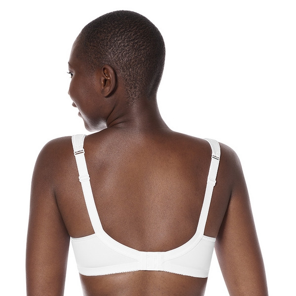 Elegancki miękki biustonosz bez fiszbin biały Amoena Isadora SB 0947