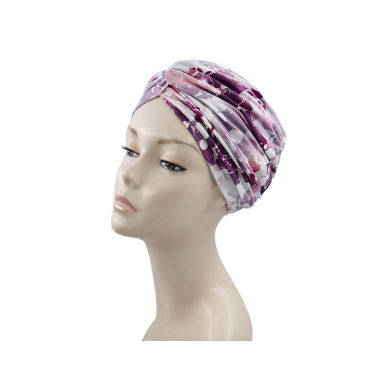 Turban damski onkologiczny przeplatany po chemioterapii Clara