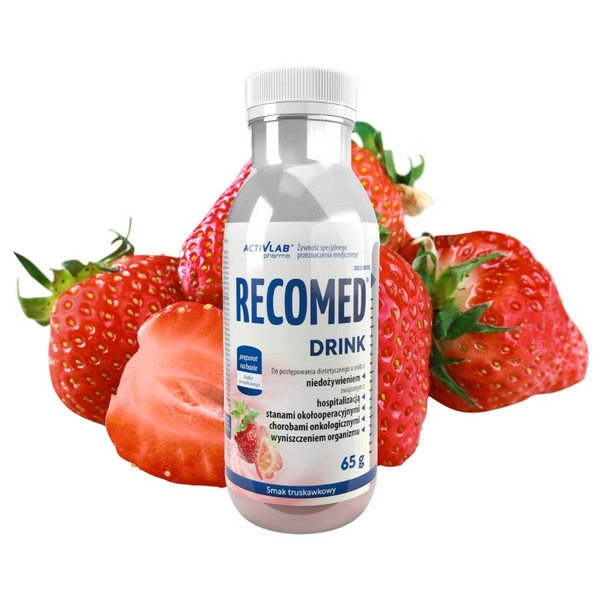 Napój odżywczy dla osób po chemioterapii smak truskawkowy Recomed
