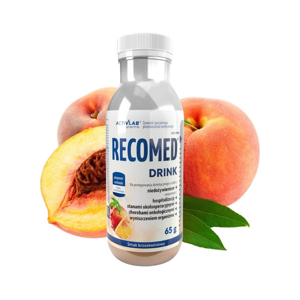 Odżywczy napój proteinowy dla chorych po chemi smak brzoskwiniowy Recomed