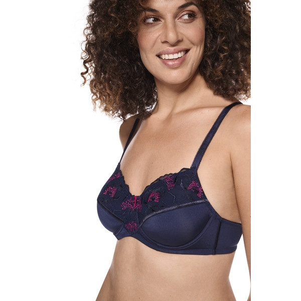 Biustonosz po mastektomii na fiszbinach Amoena Delila WB 45110 bl/mag