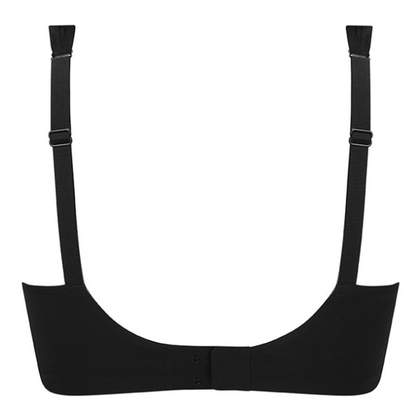 Gorset z koronkową wstawką bez fiszbin dla amazonek Esra SB 45095 bk