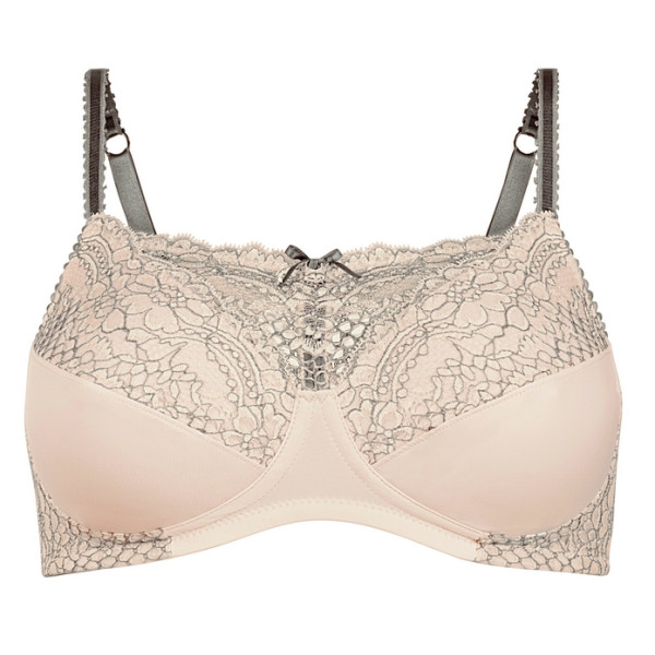 Biustonosz dla amazonek bez fiszbin z koronkową wstawką Amoena Alina SB