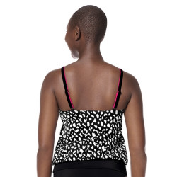 Koszulka kąpielowa tankini dla amazonek plus size Amoena Manila blouson 71658