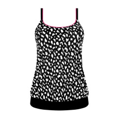 Koszulka kąpielowa tankini dla amazonek plus size Amoena Manila blouson 71658