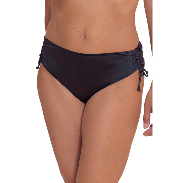 Granatowe majtki kąpielowe na plażę z wyższym stanem Amoena Lazio MHPTY 71816