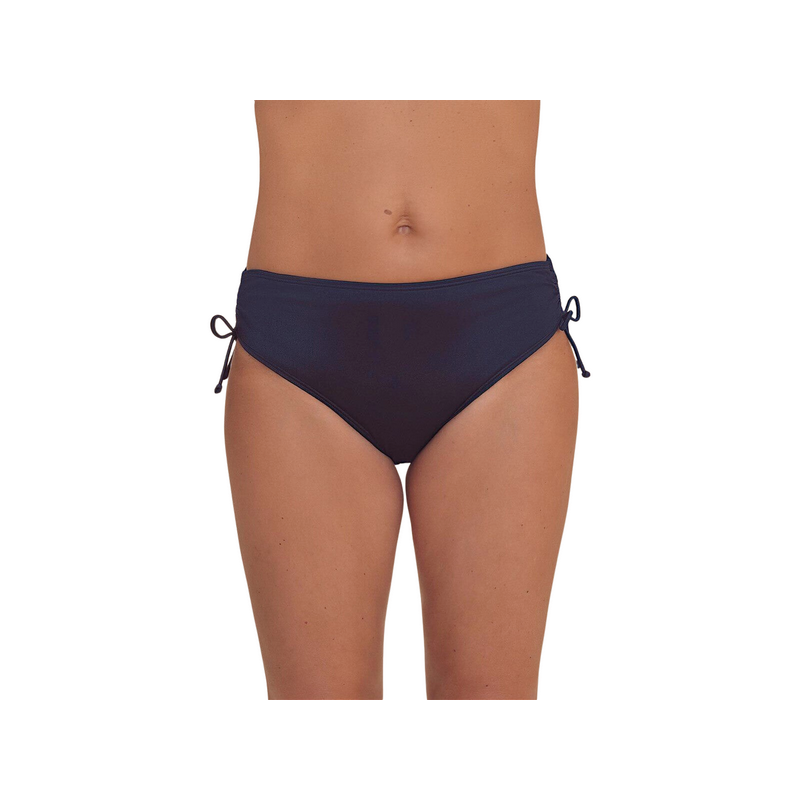 Granatowe majtki kąpielowe na plażę z wyższym stanem Amoena Lazio MHPTY 71816