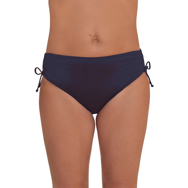 Granatowe majtki kąpielowe na plażę z wyższym stanem Amoena Lazio MHPTY 71816