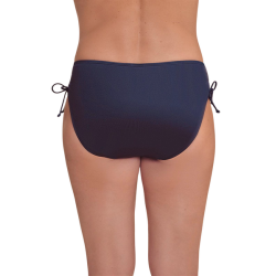 Granatowe majtki kąpielowe na plażę z wyższym stanem Amoena Lazio MHPTY 71816