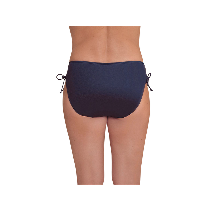 Granatowe majtki kąpielowe na plażę z wyższym stanem Amoena Lazio MHPTY 71816