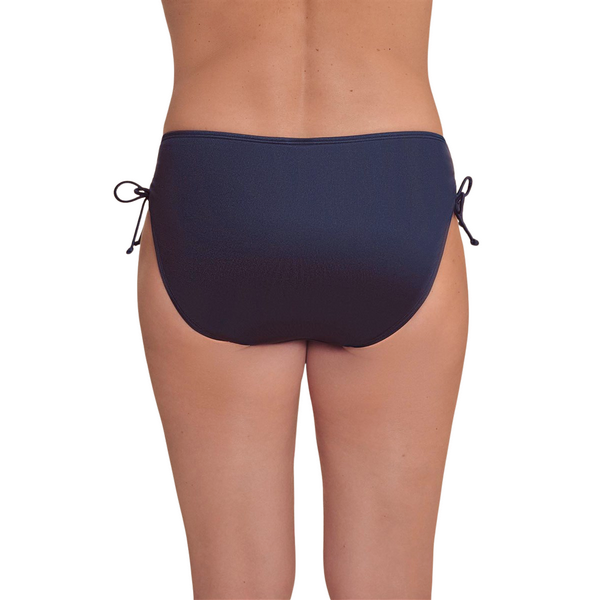 Granatowe majtki kąpielowe na plażę z wyższym stanem Amoena Lazio MHPTY 71816