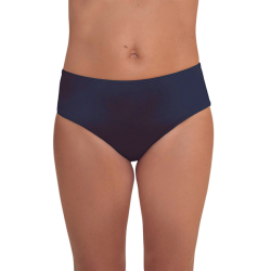 Granatowe majtki kąpielowe na plażę z wyższym stanem Amoena Lazio MHPTY 71816