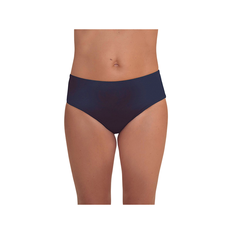 Granatowe majtki kąpielowe na plażę z wyższym stanem Amoena Lazio MHPTY 71816