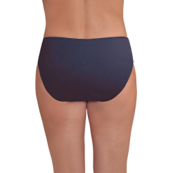 Granatowe majtki kąpielowe na plażę z wyższym stanem Amoena Lazio MHPTY 71816