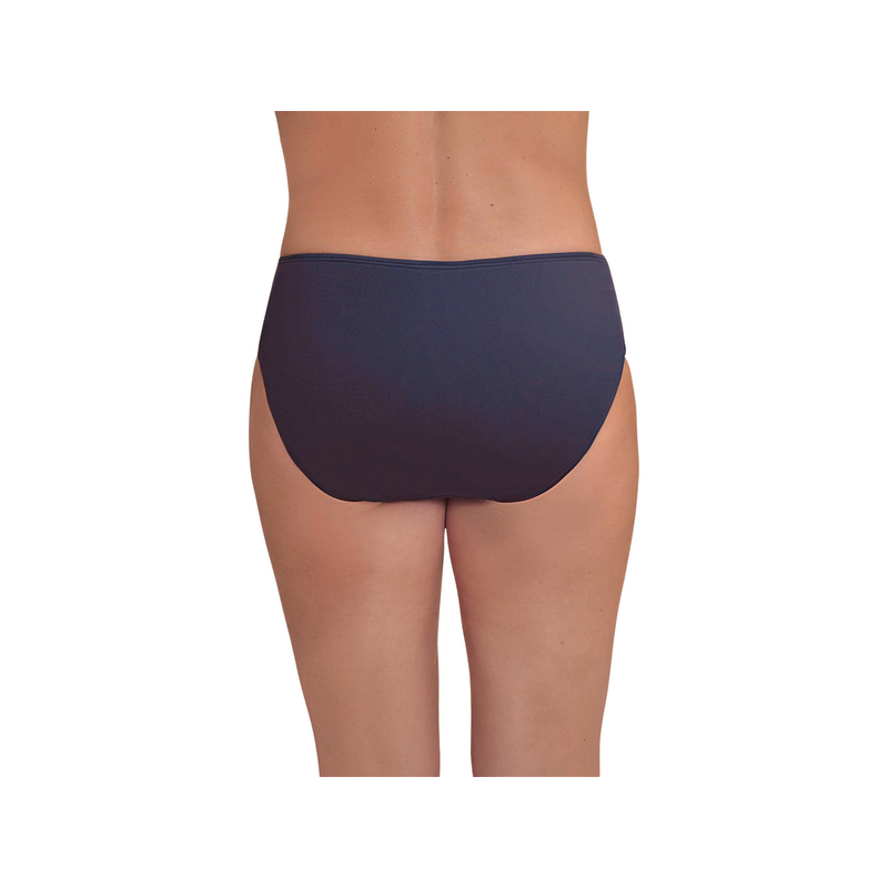 Granatowe majtki kąpielowe na plażę z wyższym stanem Amoena Lazio MHPTY 71816