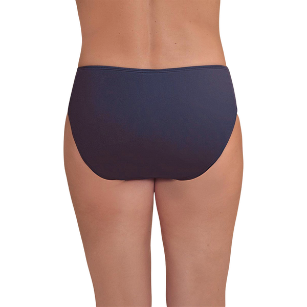 Granatowe majtki kąpielowe na plażę z wyższym stanem Amoena Lazio MHPTY 71816