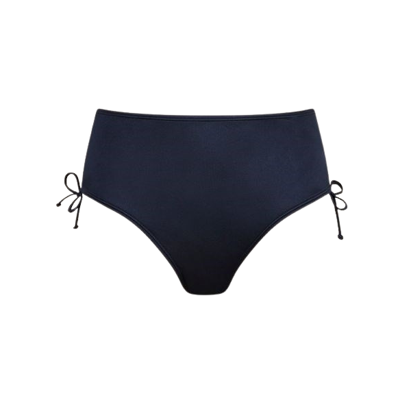 Granatowe majtki kąpielowe na plażę z wyższym stanem Amoena Lazio MHPTY 71816