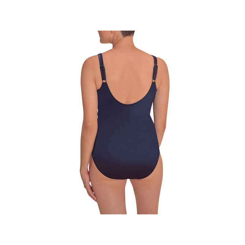 Elegancki granatowy strój na lato dla amazonek Amoena Lazio hb 71814