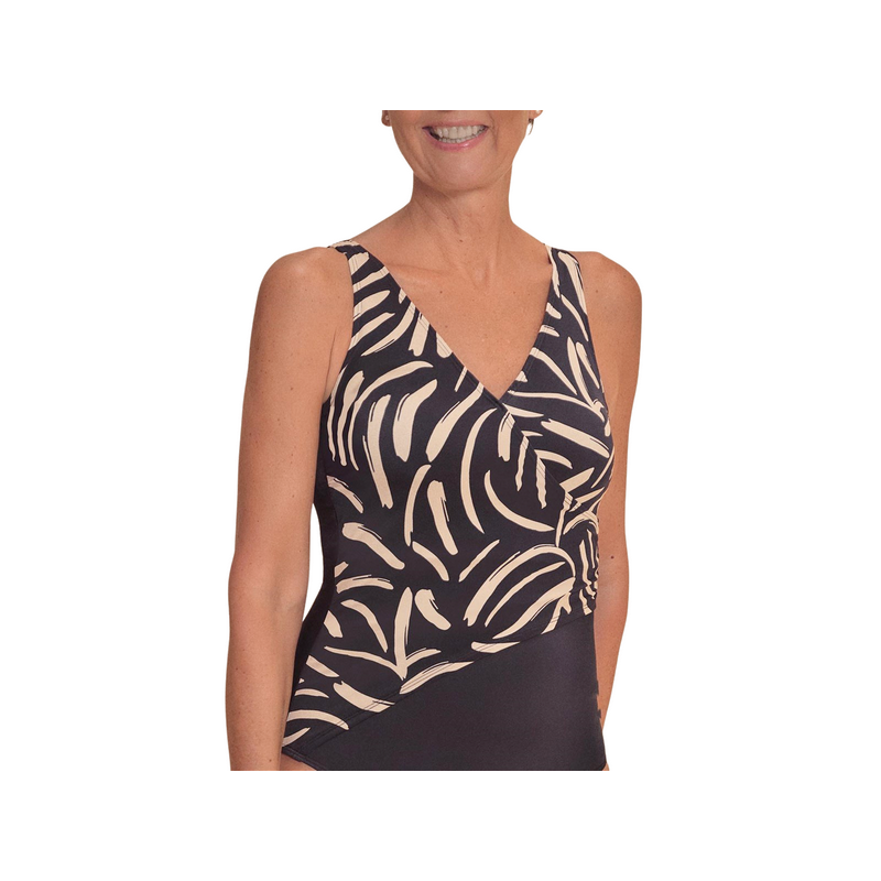 Jednoczęściowy strój kąpielowy wyszczuplający po mastektomii Amoena Turin fb 71793