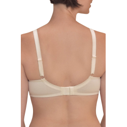 Kremowy gorset protetyczny z koronką dla amazonek Amoena Floria sbp 45122