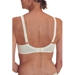Koronkowy gorset protetyczny po mastektomii Amoena Floria sb 45121 off white