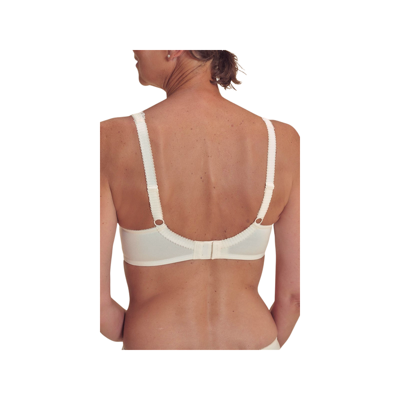 Koronkowy gorset protetyczny po mastektomii Amoena Floria sb 45121 off white