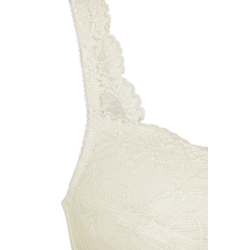 Koronkowy gorset protetyczny po mastektomii Amoena Floria sb 45121 off white