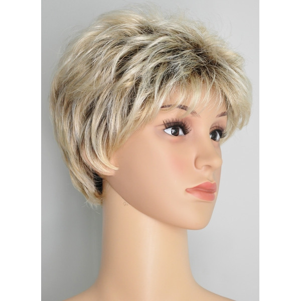 Peruka krótkie blond włosy Semida Anna 22+4