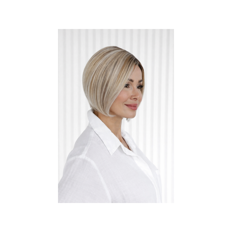 Peruka krótki bob z odrostem Nah Stradust Tara pearl blond