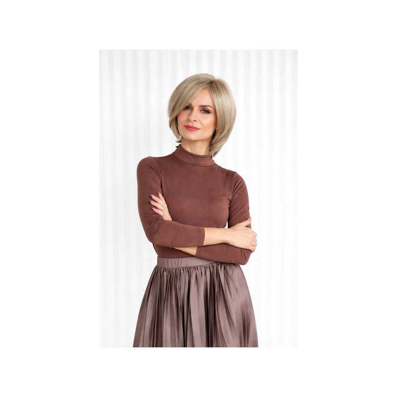 Peruka po chemioterapii krótki bob Nah Be Unique Amethyst Ash Blond