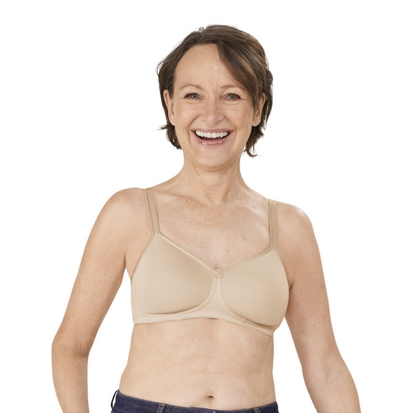 Biustonosz po rekonstrukcji piersi beżowy Amoena Mara SBP 1150