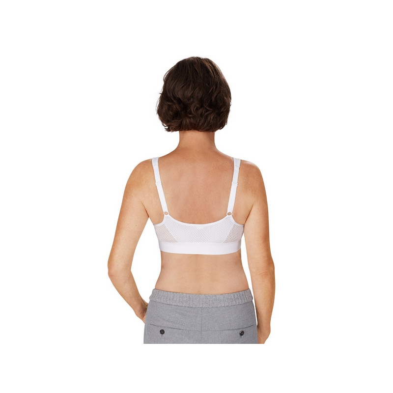 Biustonosz sportowy zapinany z przodu po mastektomii Amoena Ester SB