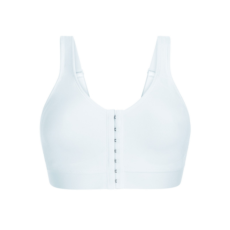 Biustonosz sportowy zapinany z przodu po mastektomii Amoena Ester SB