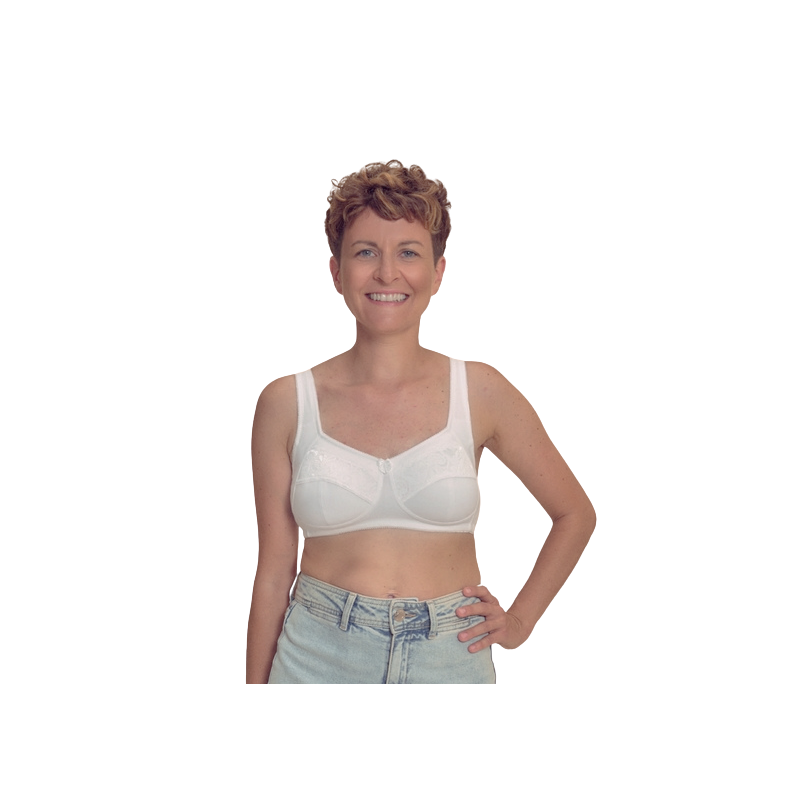 Biustonosz zkieszonkami na protezę po mastektomii Amoena Katja sb 45116