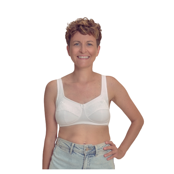 Biustonosz zkieszonkami na protezę po mastektomii Amoena Katja sb 45116
