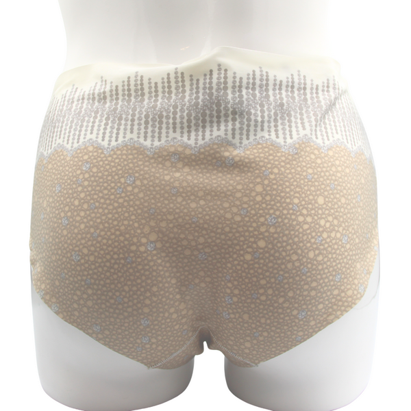 Majtki bezszwowe z nadrukiem wysoki stan Amoena Jane