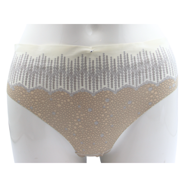 Majtki bezszwowe z nadrukiem wysoki stan Amoena Jane