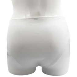 Eleganckie białe figi z koronką Amoena Rebeca