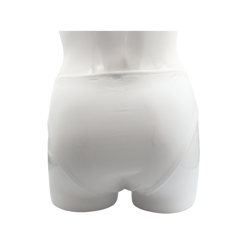 Eleganckie białe figi z koronką Amoena Rebeca