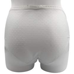 Białe majtki figi z wysokim stanem Amoena Alice