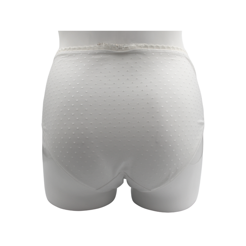 Białe majtki figi z wysokim stanem Amoena Alice