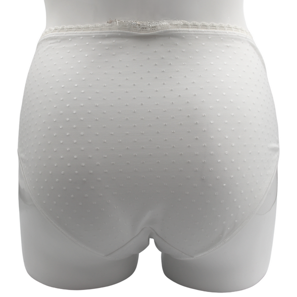 Białe majtki figi z wysokim stanem Amoena Alice